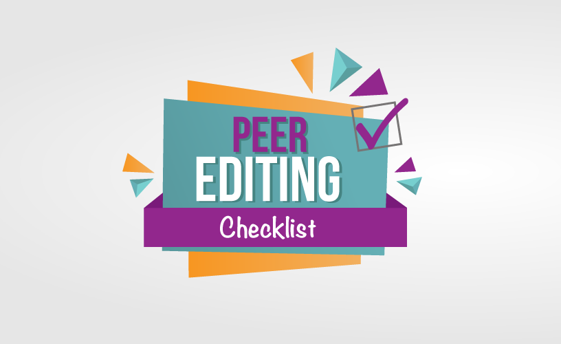 How to peer edit an essay
